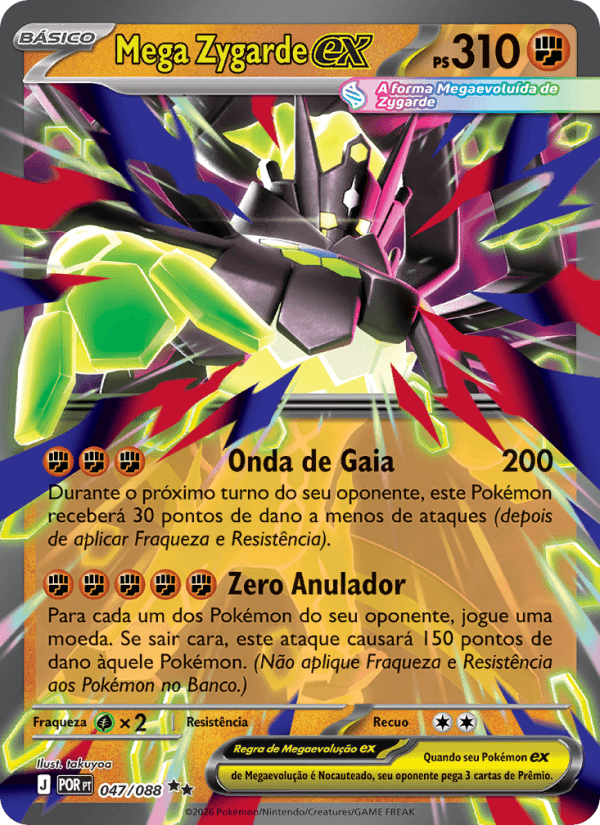 Mega Zygarde ex 047/88