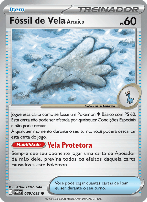 Fóssil de Vela Arcaico 069/88