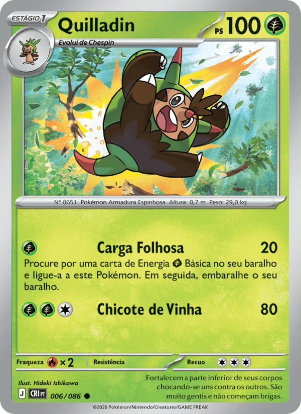 Quilladin 006/86