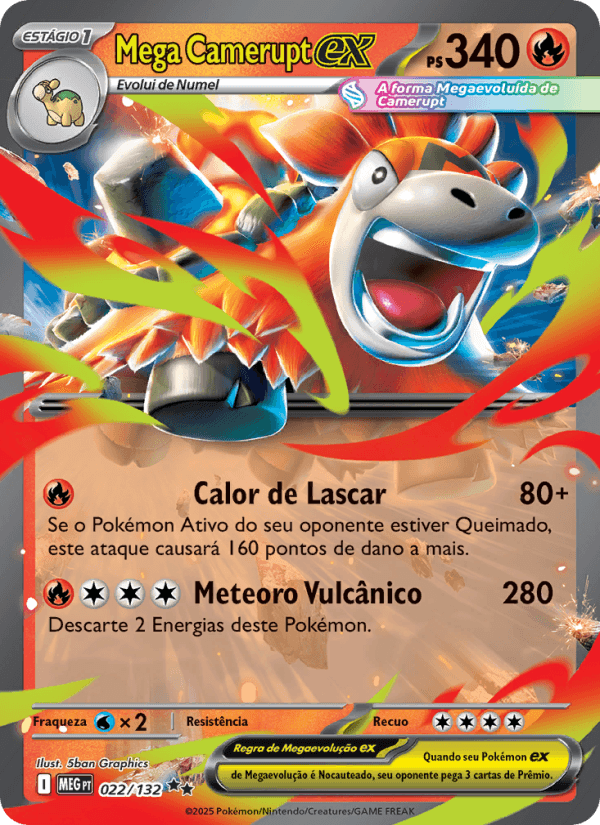 Mega Camerupt ex 022/132