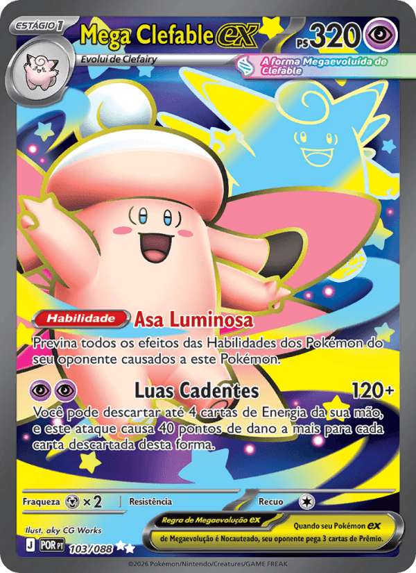 Mega Clefable ex 103/88