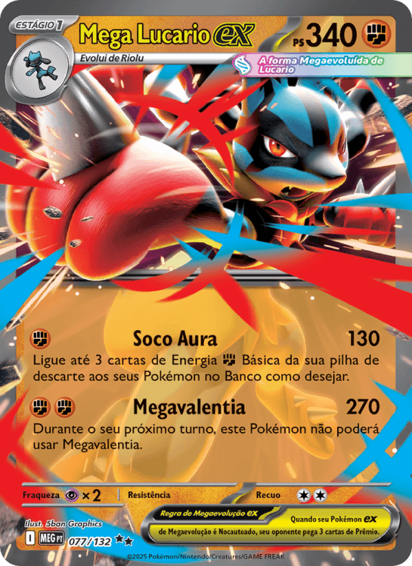 Mega Lucario ex 077/132