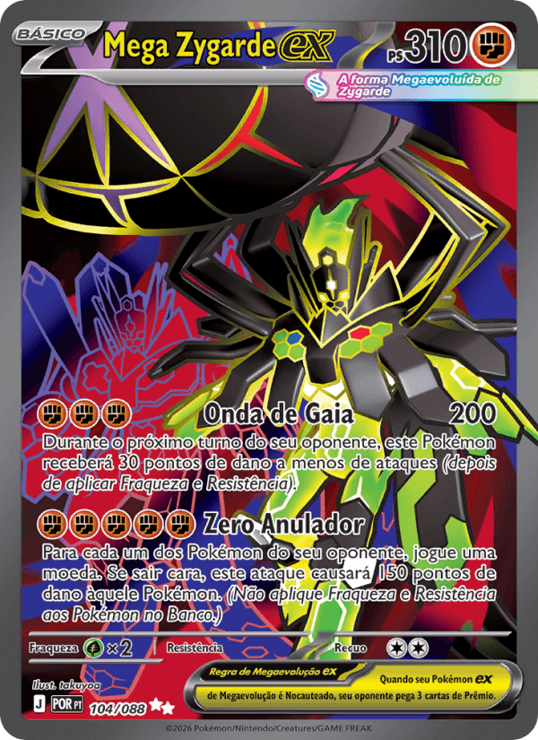 Mega Zygarde ex 104/88
