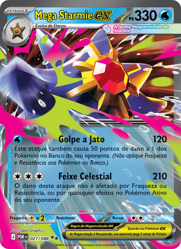 Mega Starmie ex 021/88