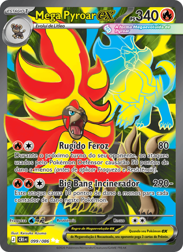 Mega Pyroar ex 099/86