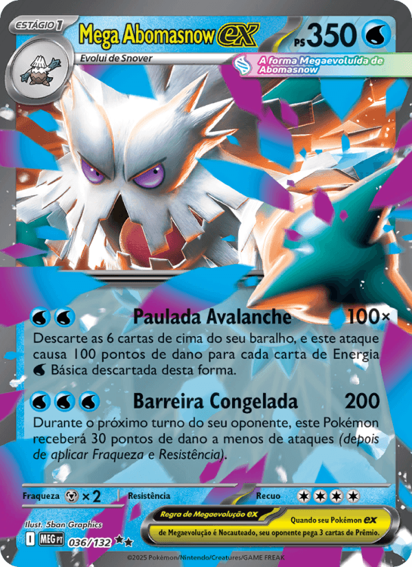 Mega Abomasnow ex 036/132