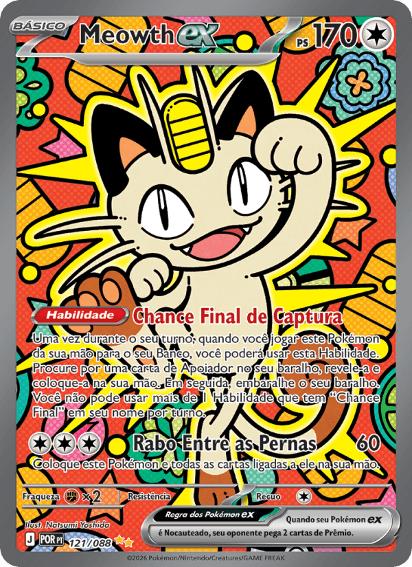 Meowth ex 121/88