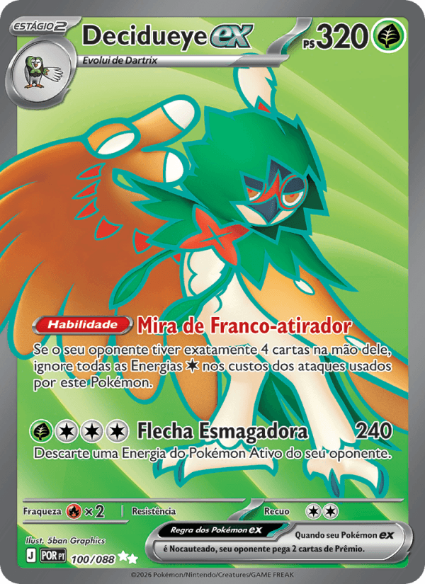 Decidueye ex 100/88