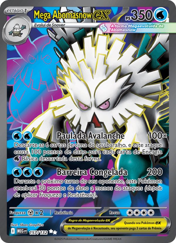 Mega Abomasnow ex 157/132