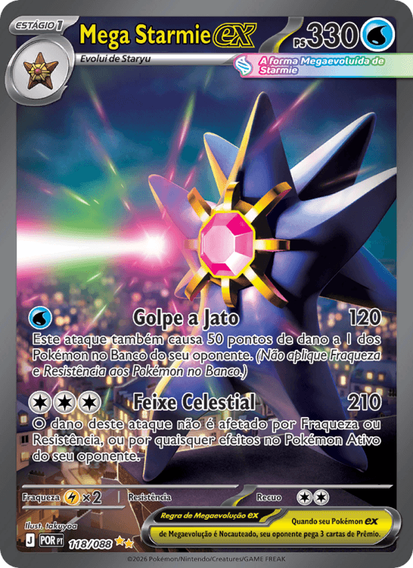Mega Starmie ex 118/88