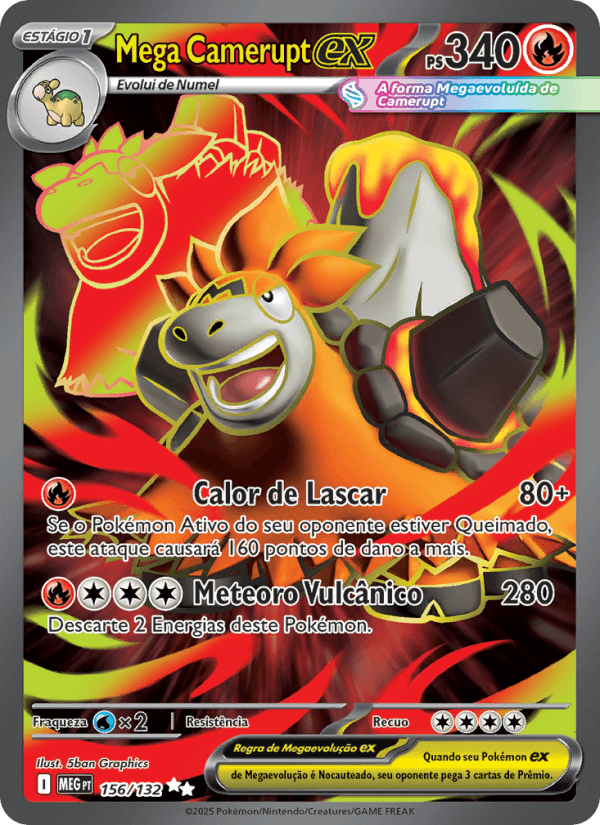Mega Camerupt ex 156/132