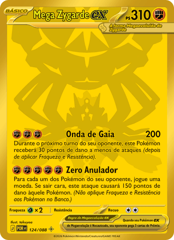 Mega Zygarde ex 124/88