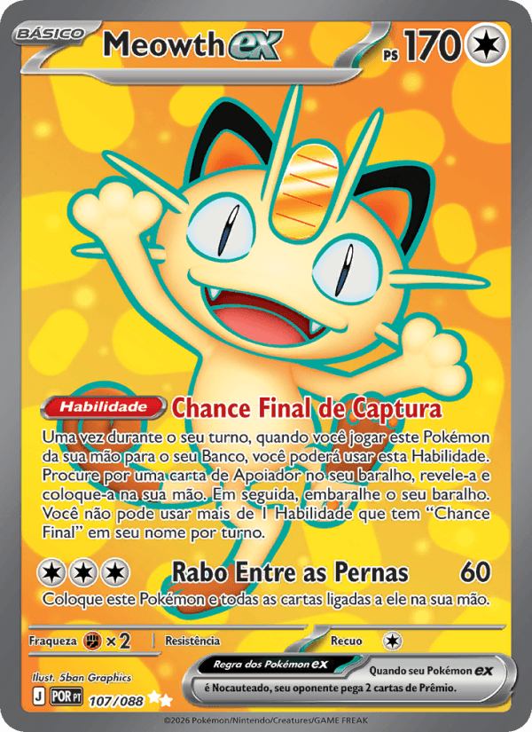 Meowth ex 107/88