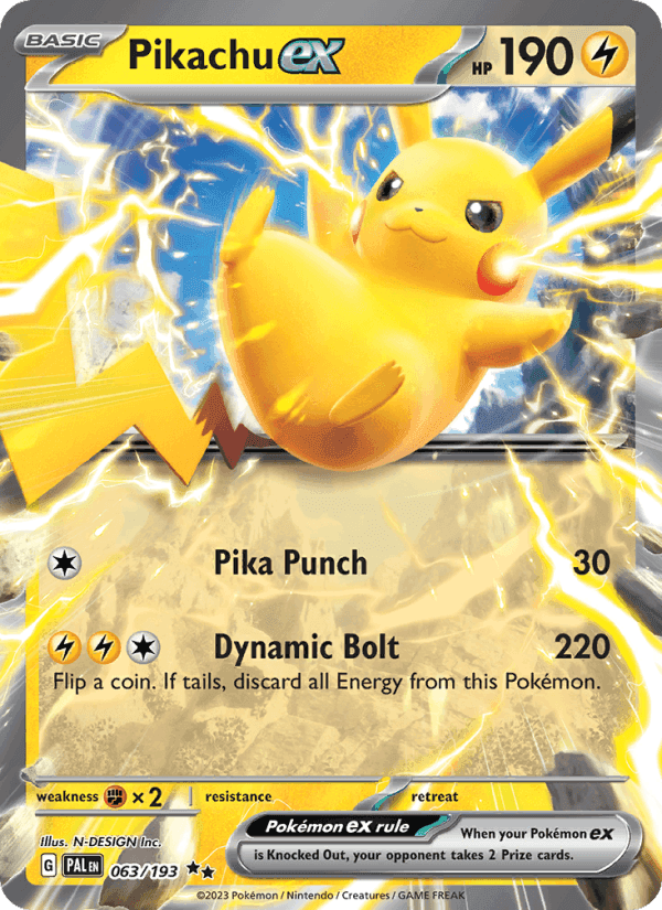 Pikachu ex 063/193