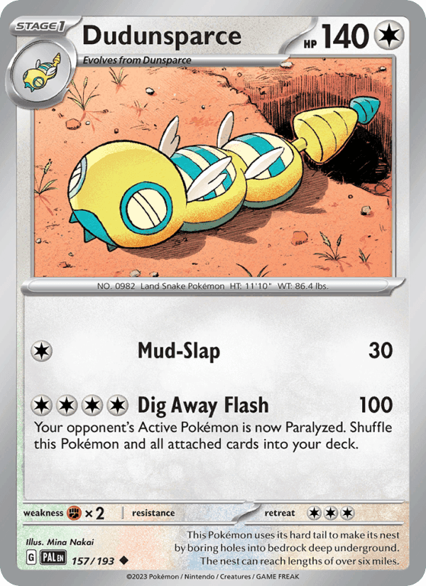 Dudunsparce 157/193